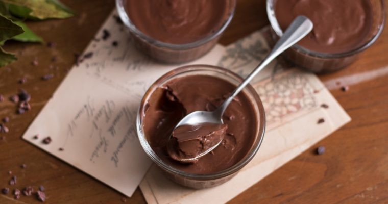 Crèmes au chocolat – dessert sans four (vegan)