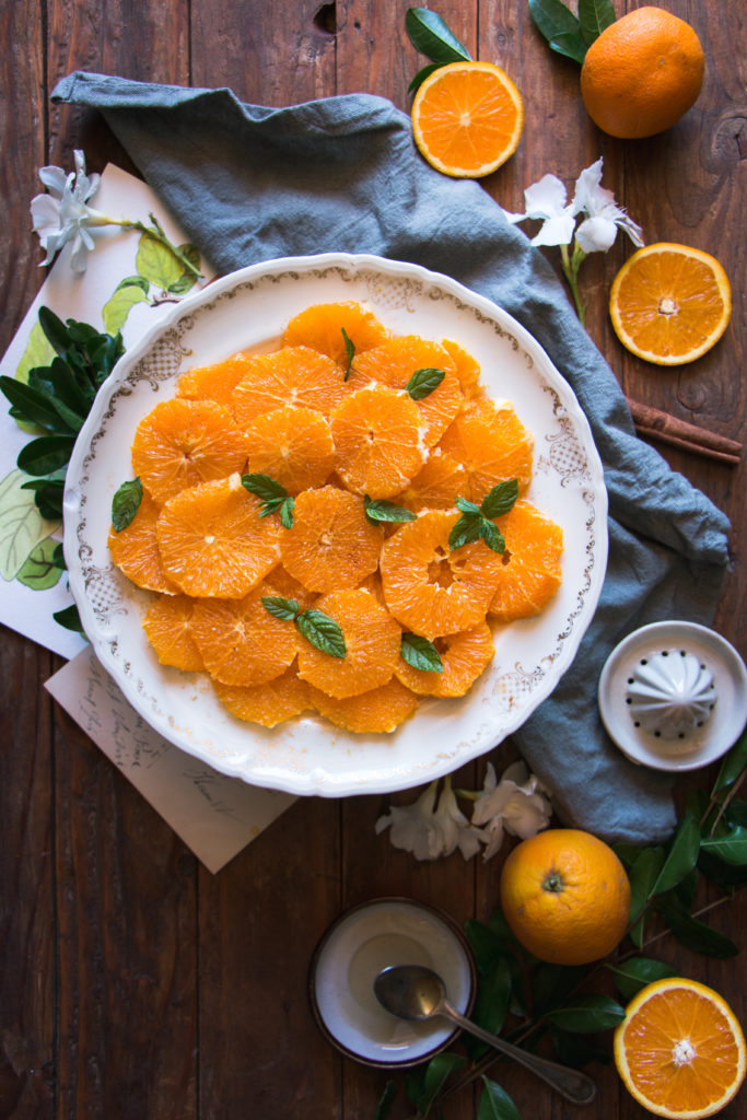 salade d'oranges à la fleur d'oranger