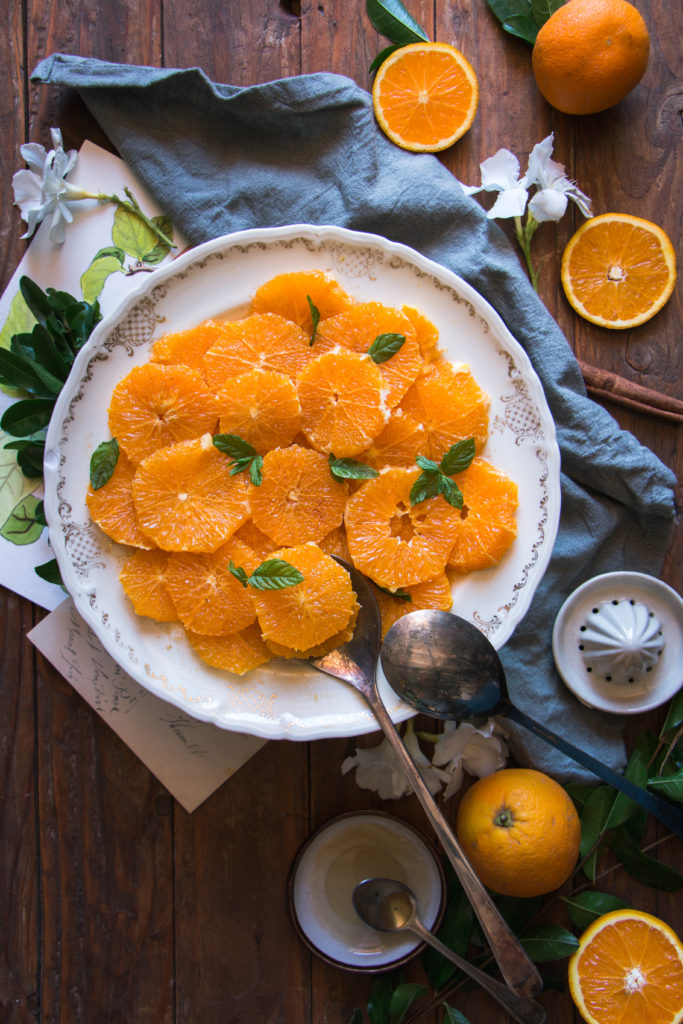 salade d'oranges à la fleur d'oranger