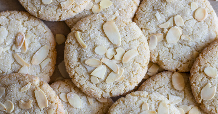 Cookies façon croissant aux amandes