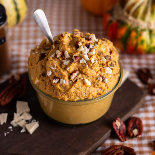 Pumpkin cookie dough