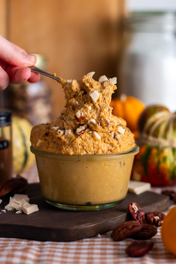 Pumpkin cookie dough