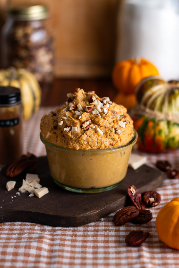 Pumpkin cookie dough