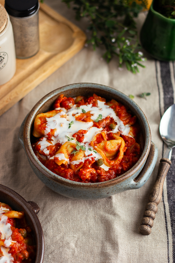 Raviolis express a la tomate